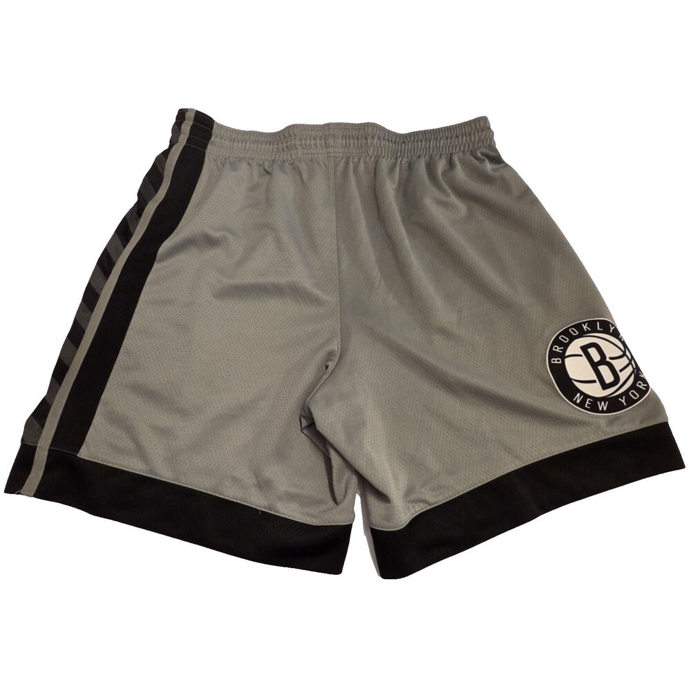 Nike Brooklyn Nets NBA Authentic Dri-FIT Basketball Shorts Gray Size 42 XL - Picture 2 of 8